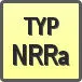 Piktogram - Typ: NRRa